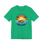 OCEAN PEACE TURTLE TEE IN NO RUSH beach graphic tee Marequi Club