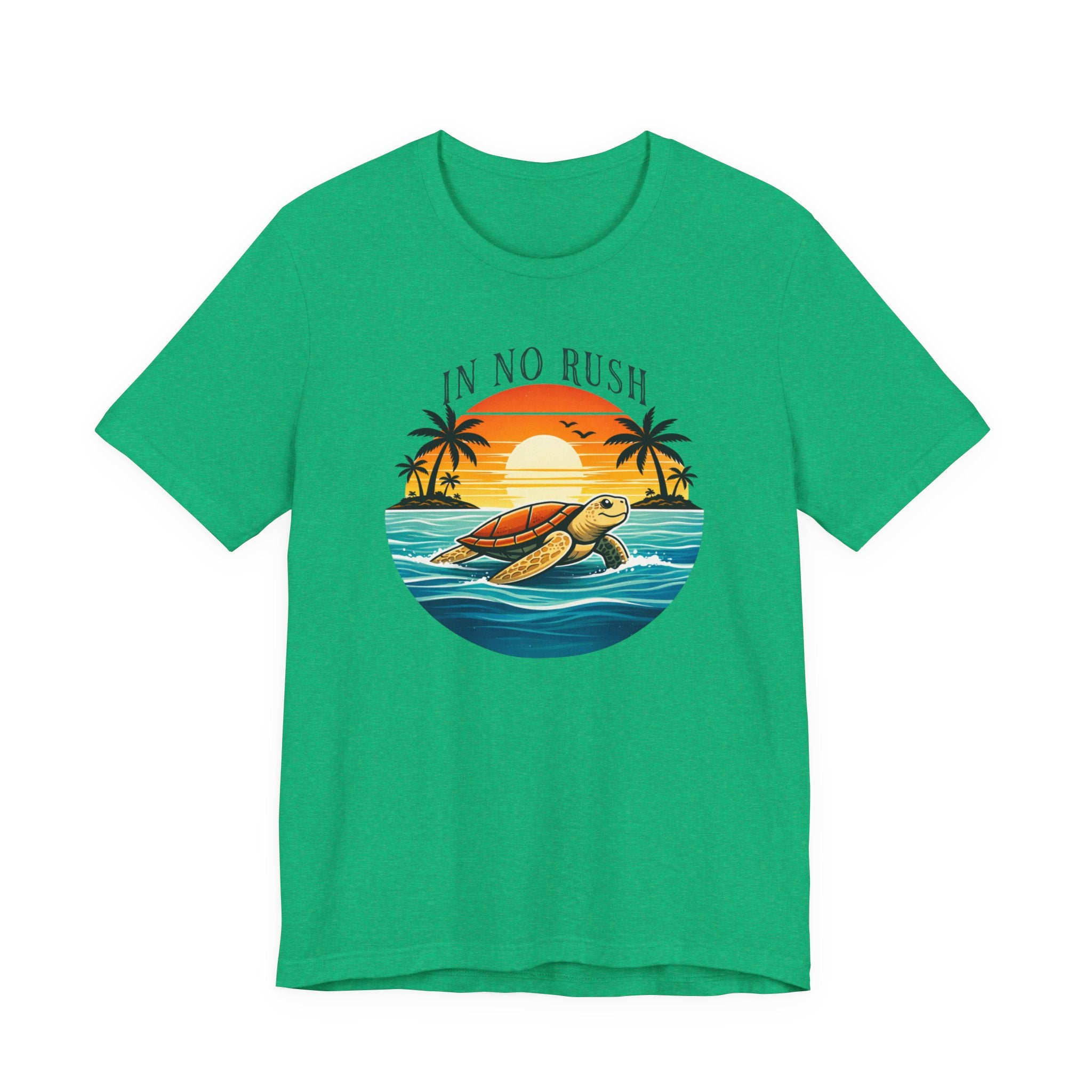 OCEAN PEACE TURTLE TEE IN NO RUSH beach graphic tee Marequi Club
