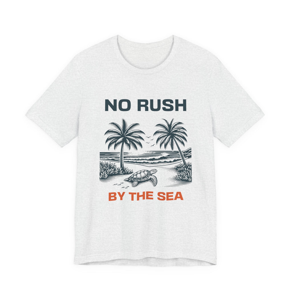 No Rush By The Sea Vintage Beach Graphic T-Shirt beach graphic tee Marequi Club