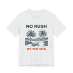 No Rush By The Sea Vintage Beach Graphic T-Shirt beach graphic tee Marequi Club