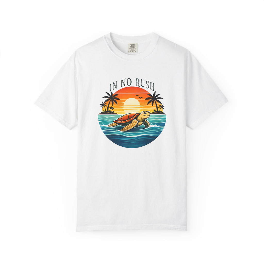 IN NO RUSH T-SHIRT | VINTAGE | BEACH |TURTLE - MARE QUI CLUB