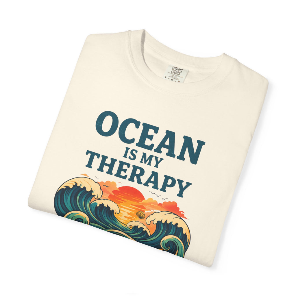 OCEAN IS MY THERAPY - VINTAGE WAVE T-SHIRT