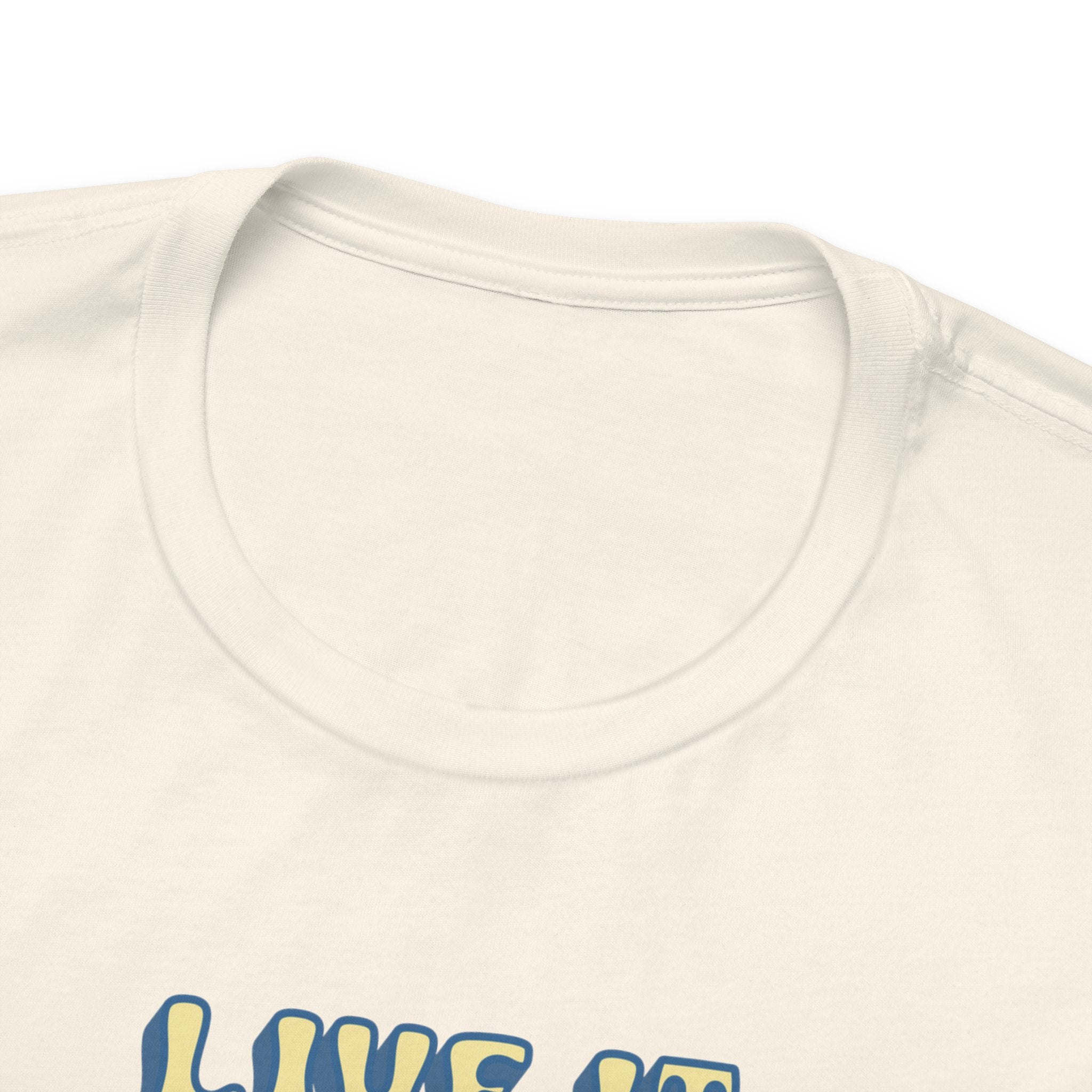Live It While It’s Here T-Shirt - Retro Beach Sunset beach graphic tee Marequi Club