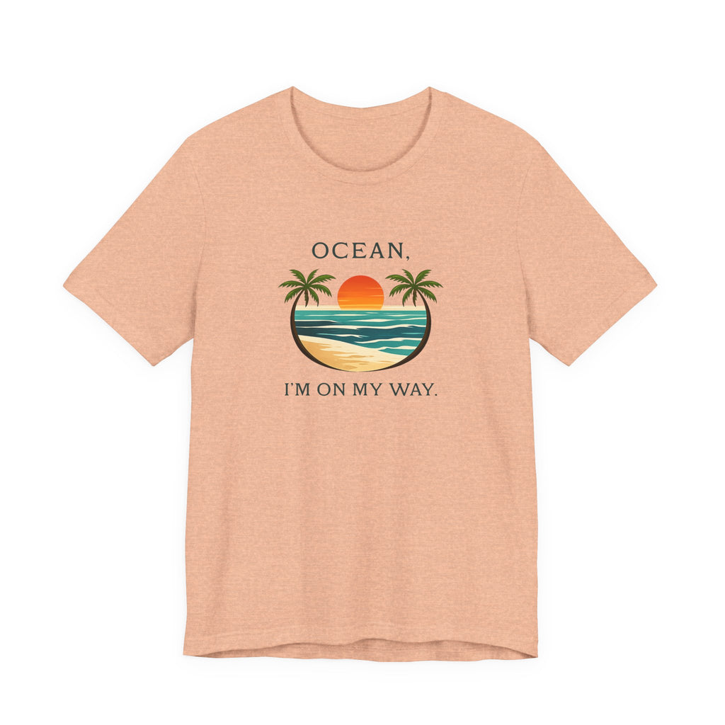 OCEAN, I’M ON MY WAY VINTAGE BEACH GRAPHIC T-SHIRT