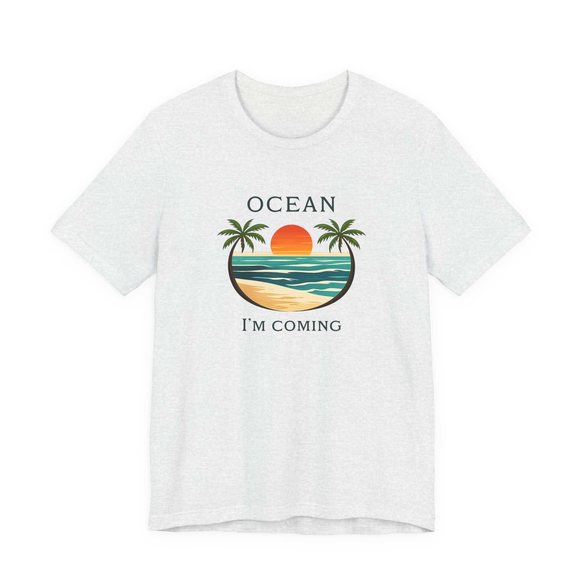 Ocean I’m Coming T-Shirt | Vintage Beach Graphic Tee – MARE QUI CLUB