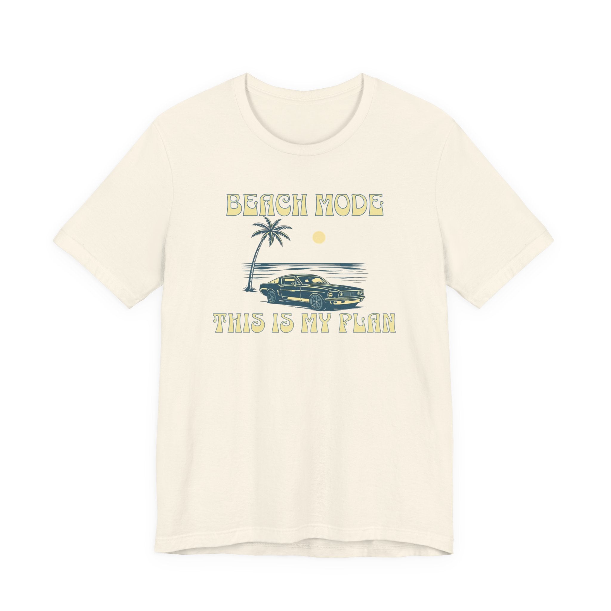 Beach Mode Plan Tee beach graphic tee Marequi Club