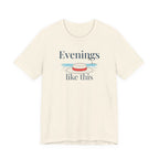 Evenings Like This Graphic T-Shirt, Coastal Beach Moonlight Tee beach graphic tee Marequi Club