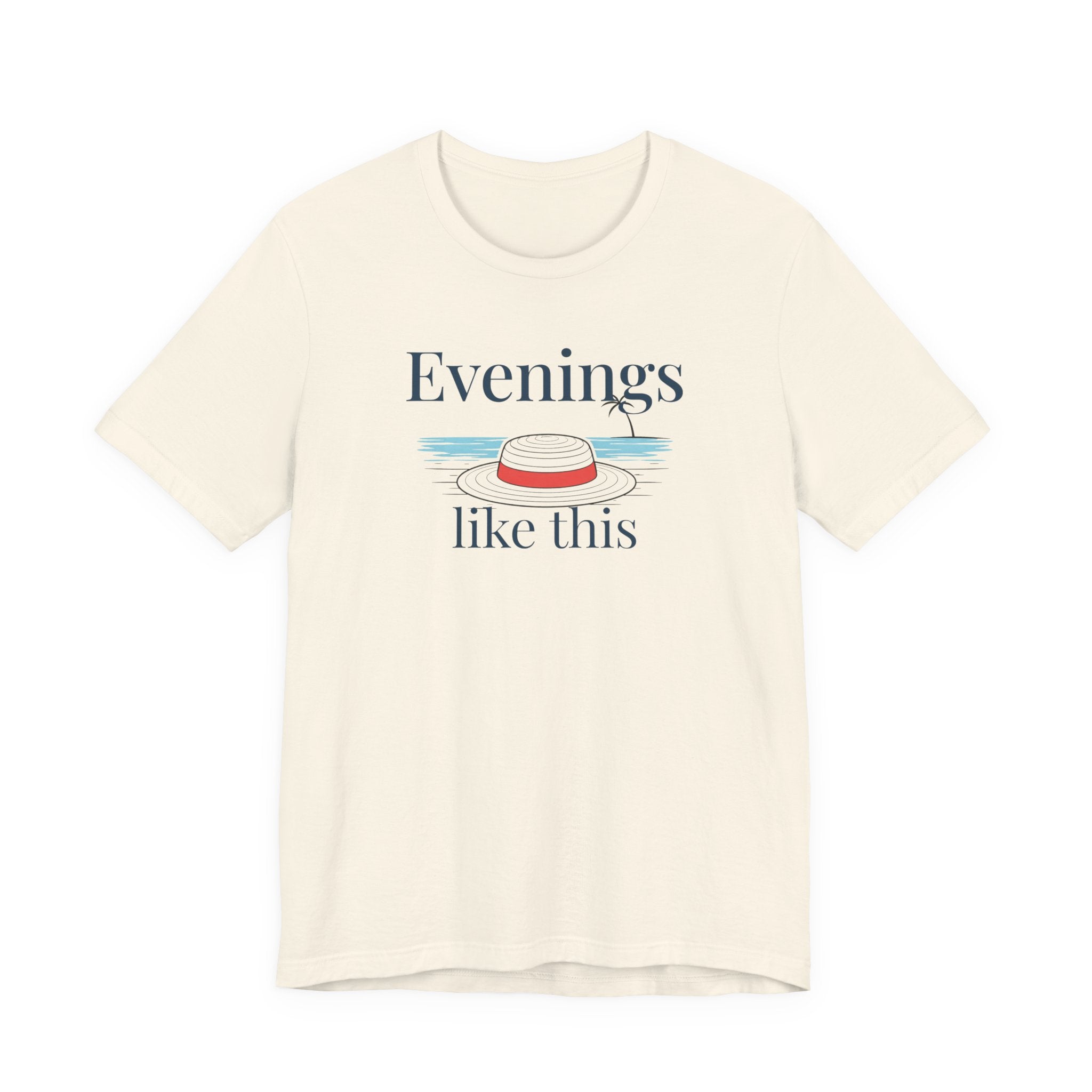 Evenings Like This Graphic T-Shirt, Coastal Beach Moonlight Tee beach graphic tee Marequi Club