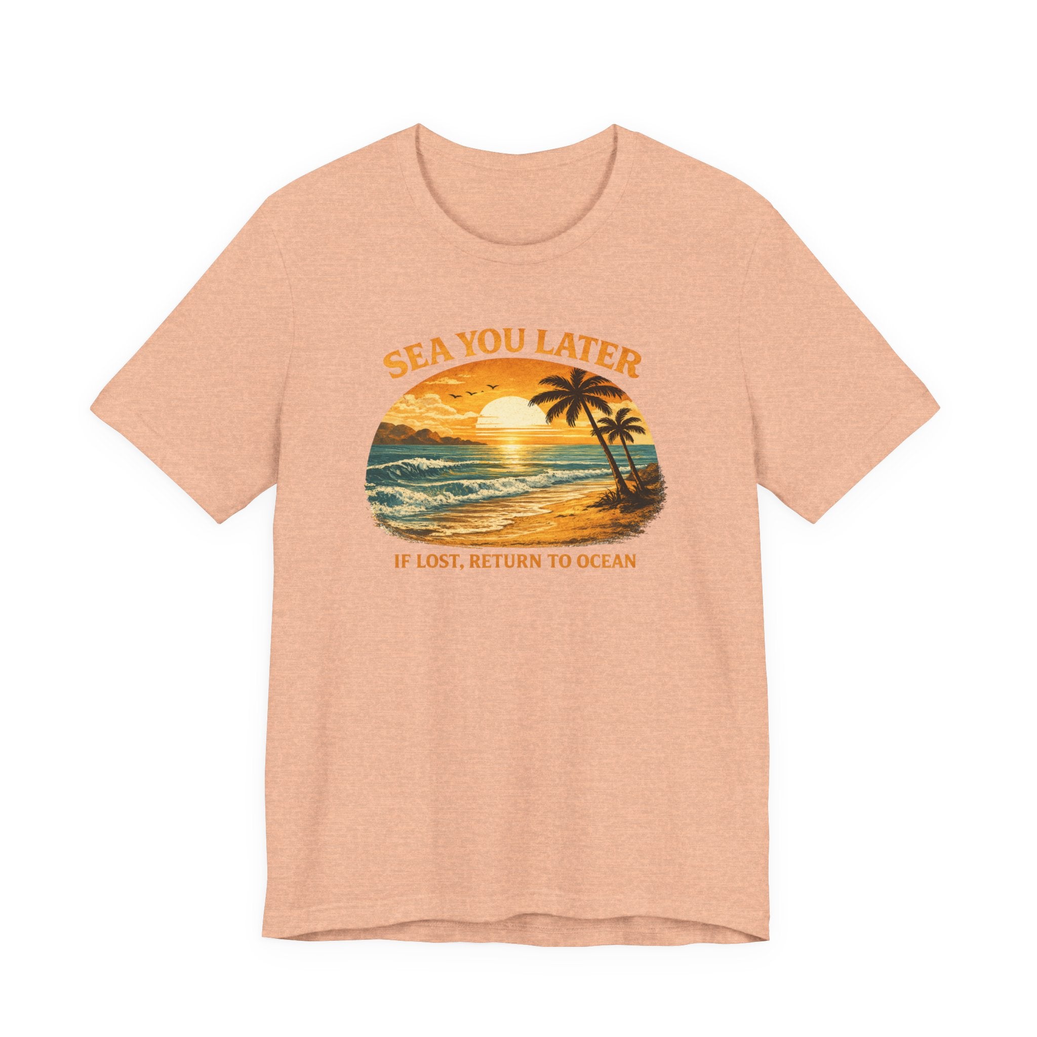 SEA YOU LATER T-Shirt - Coastal Sunset Ocean Graphic beach graphic tee Marequi Club