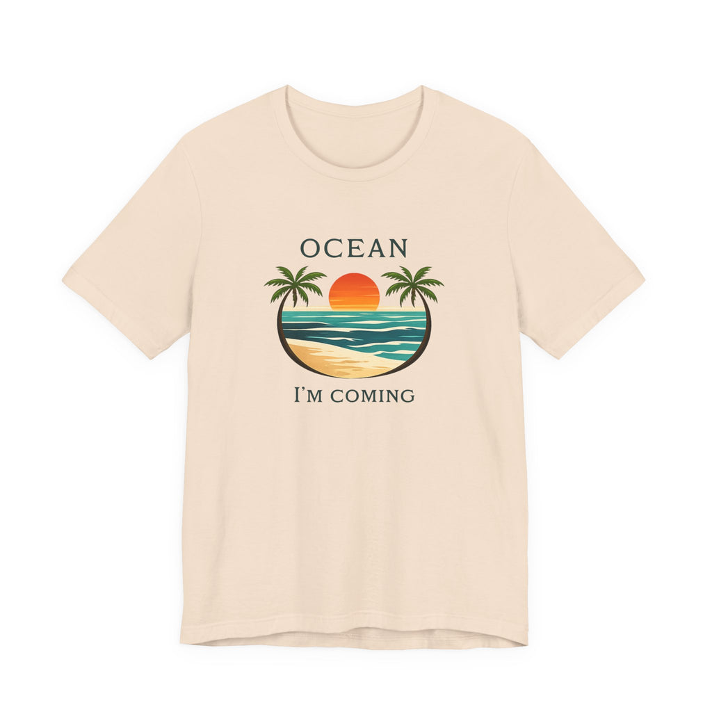 Ocean I’m Coming T-Shirt | Vintage Beach Graphic Tee – MARE QUI CLUB