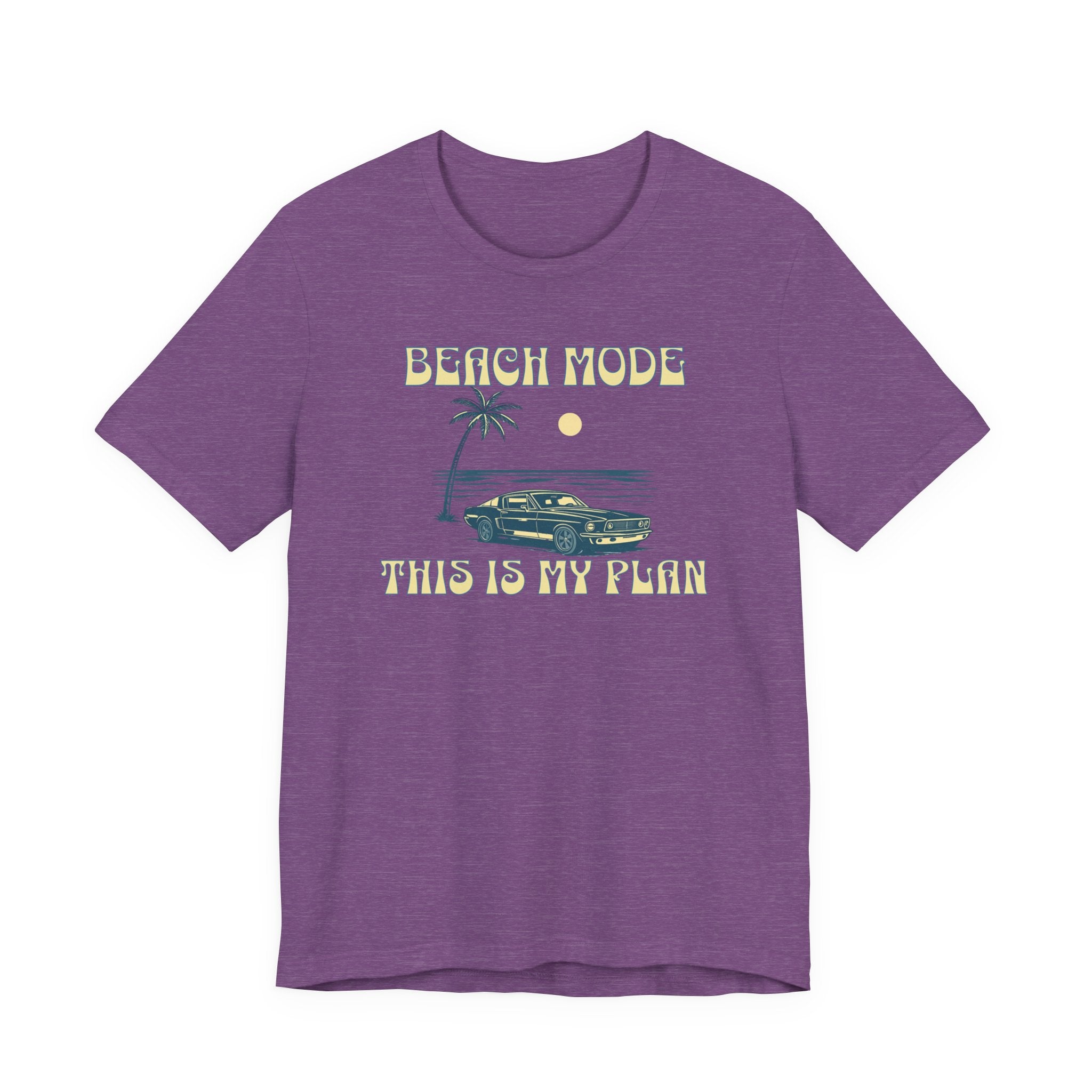 Beach Mode Plan Tee beach graphic tee Marequi Club
