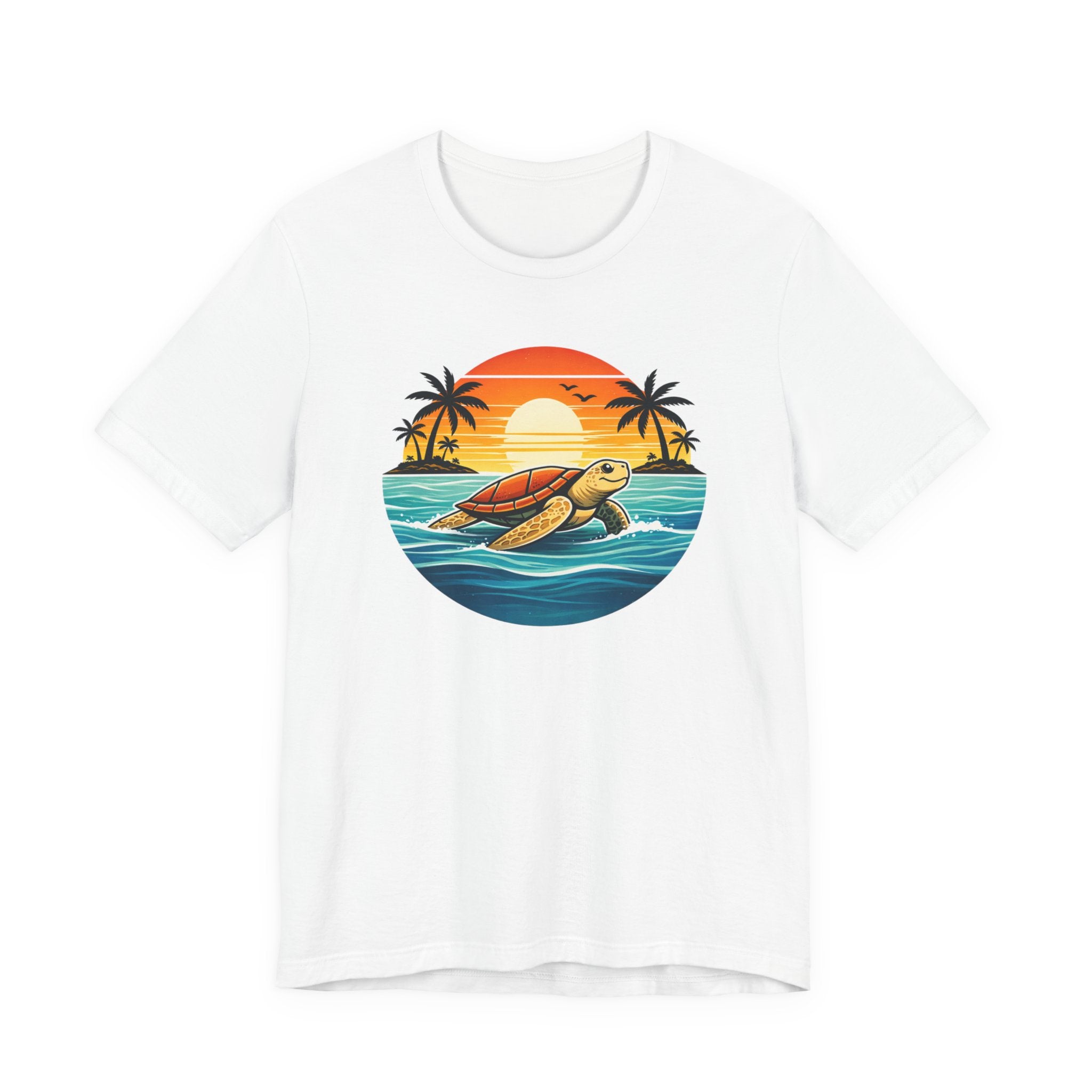 Ocean Peace Turtle Tee - Tropical Beach Graphic Tee beach graphic tee Marequi Club