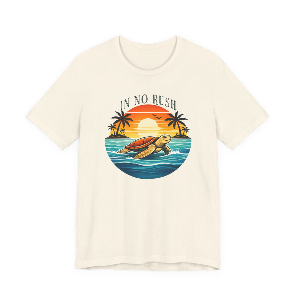 OCEAN PEACE TURTLE TEE IN NO RUSH beach graphic tee Marequi Club