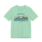 WAVES ONLY - STAY FREE - Vintage Graphic Tee beach graphic tee Marequi Club