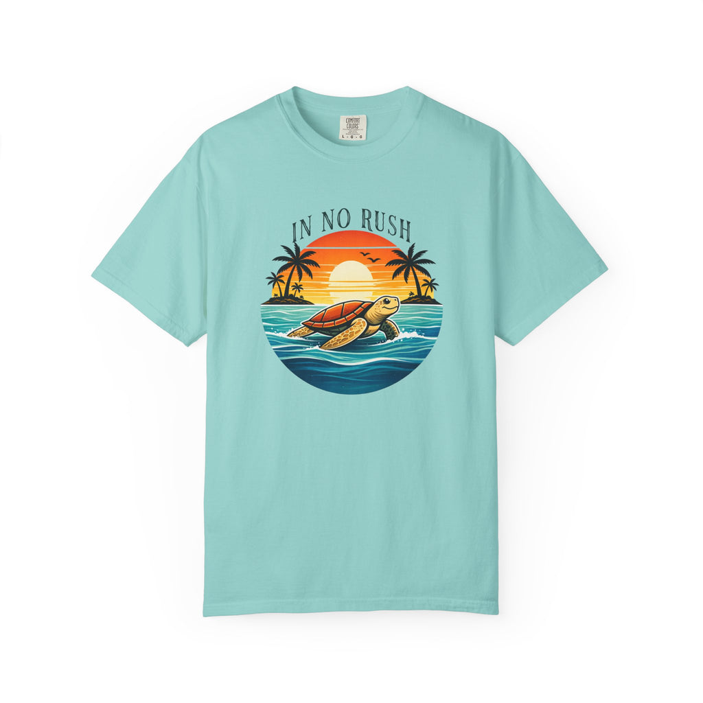 IN NO RUSH T-SHIRT | VINTAGE | BEACH |TURTLE - MARE QUI CLUB