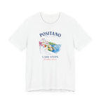 Positano 1,500 Steps T-Shirt Amalfi Coast Italy graphic tee Marequi Club