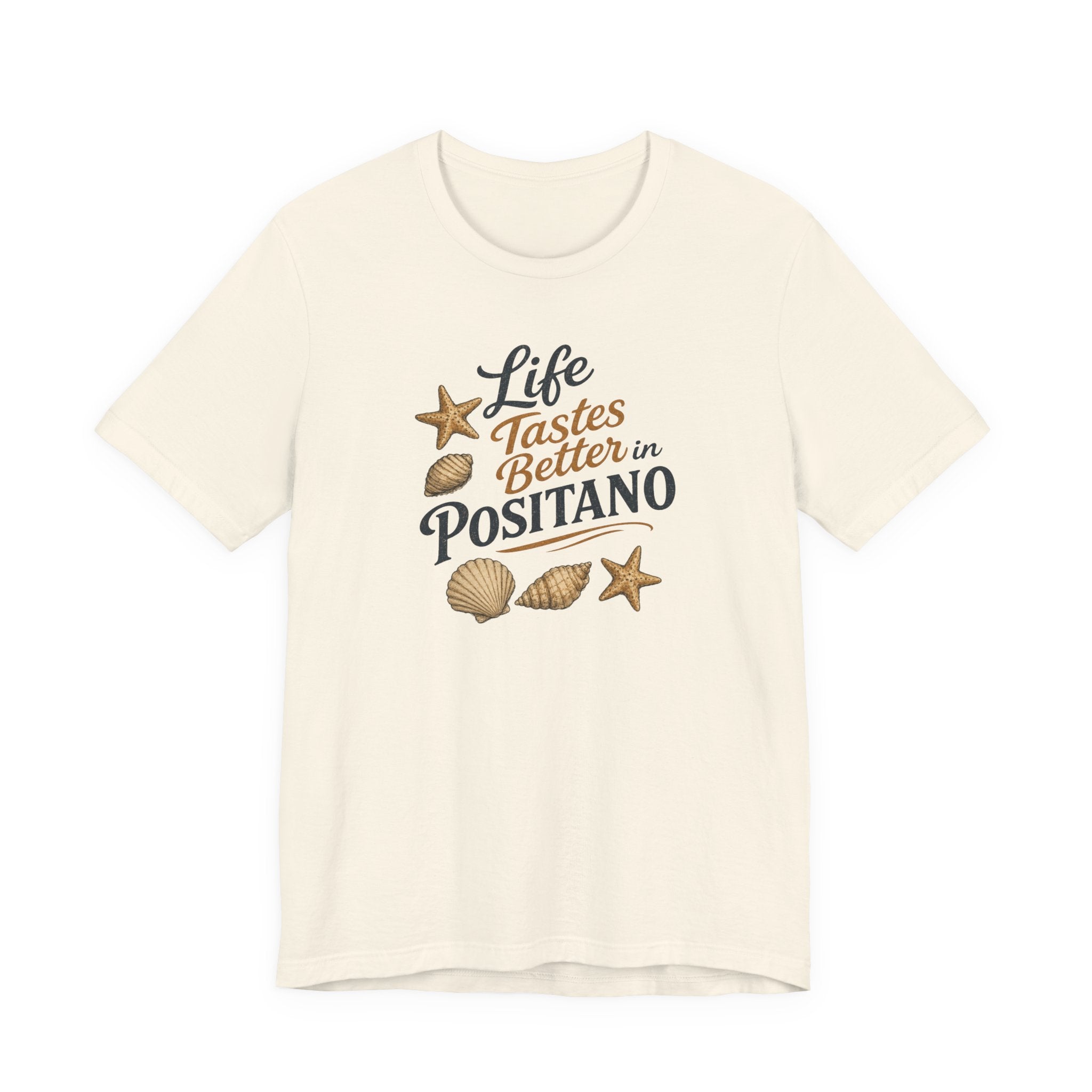 Life Tastes Better in Positano T-Shirt beach graphic tee Marequi Club