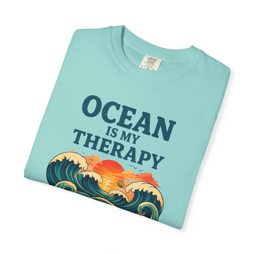 OCEAN IS MY THERAPY - VINTAGE WAVE T-SHIRT