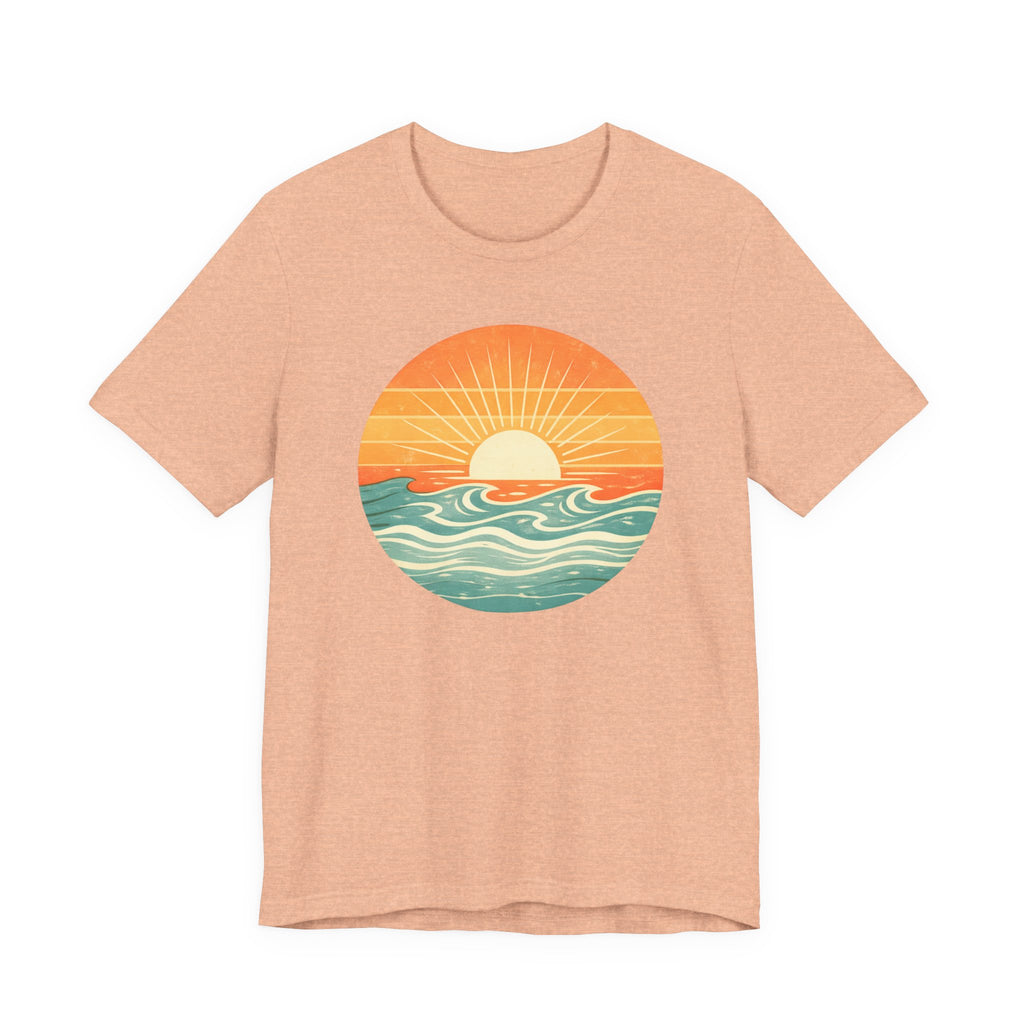 OCEAN SUNSET T - SHIRT beach graphic tee Marequi Club