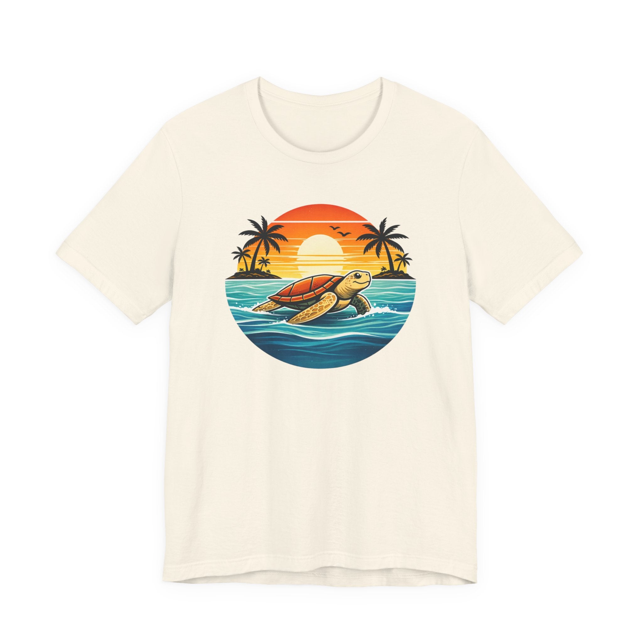 Ocean Peace Turtle Tee - Tropical Beach Graphic Tee beach graphic tee Marequi Club
