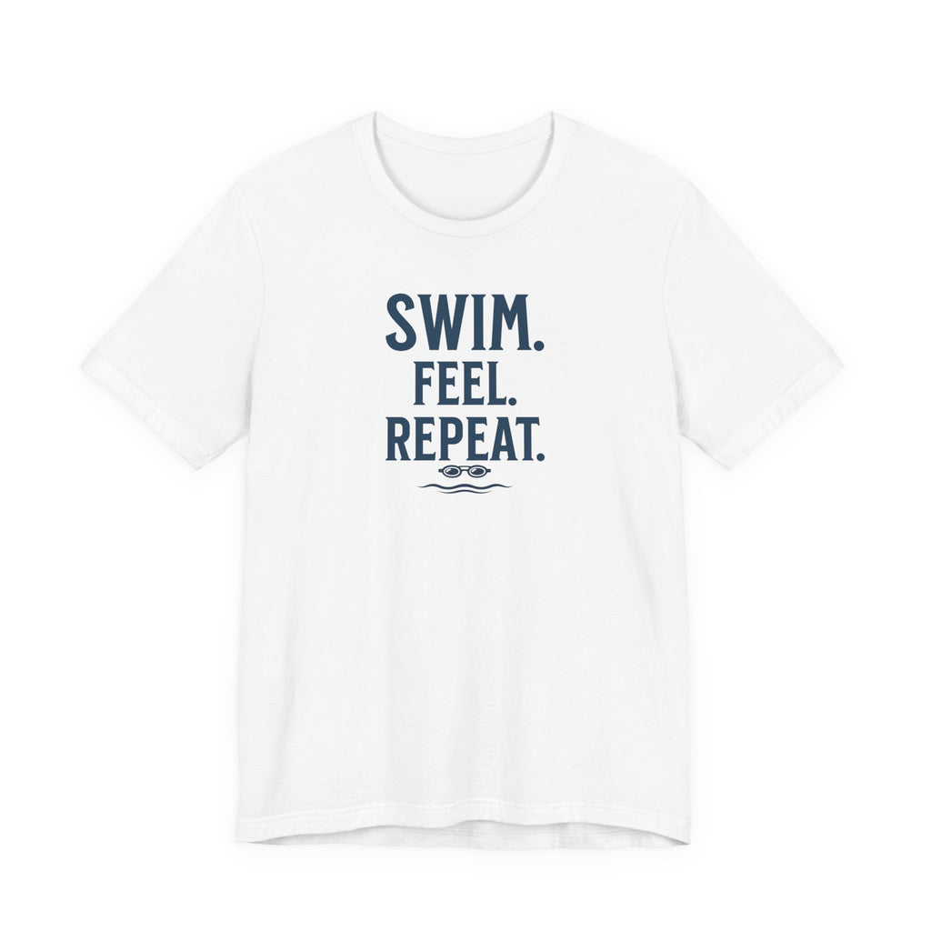 SWIM. FEEL. REPEAT. T-Shirt beach graphic tee Marequi Club