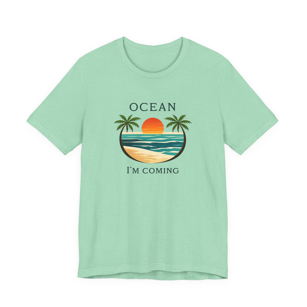 Ocean I’m Coming T-Shirt | Vintage Beach Graphic Tee – MARE QUI CLUB