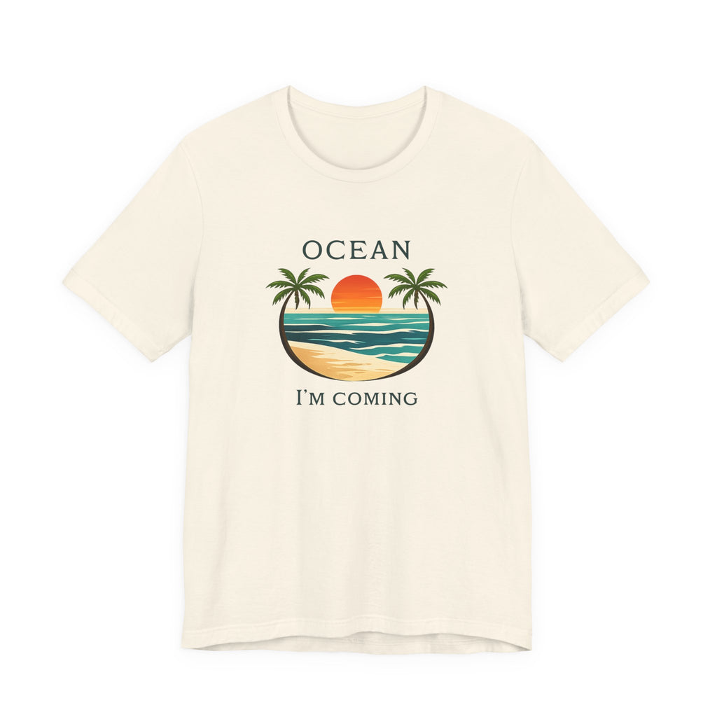 Ocean I’m Coming T-Shirt | Vintage Beach Graphic Tee – MARE QUI CLUB