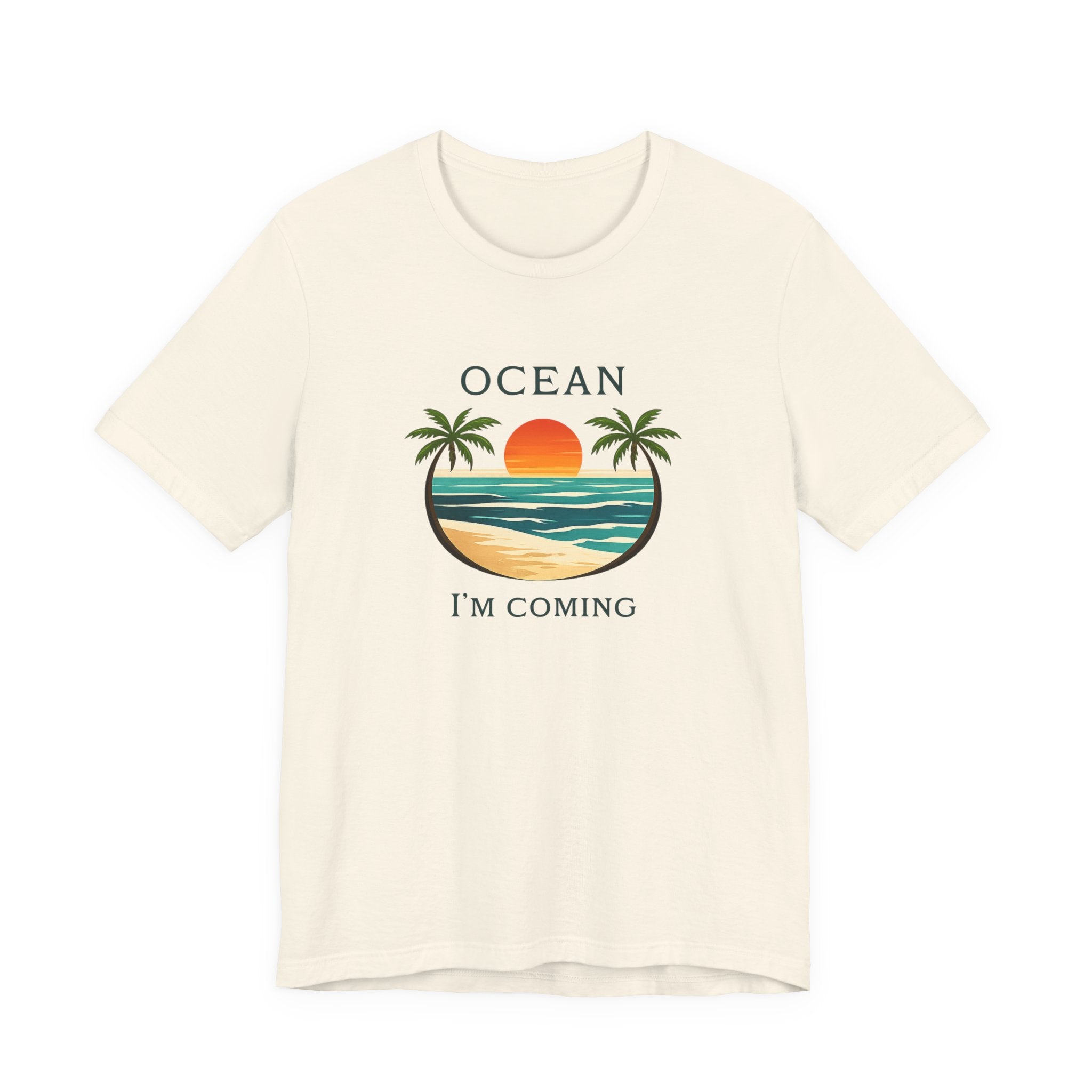 Ocean I’m Coming T-Shirt | Vintage Beach Graphic Tee – MARE QUI CLUB