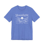 Moonlight State of Mind T-Shirt - Moon & Waves beach graphic tee Marequi Club