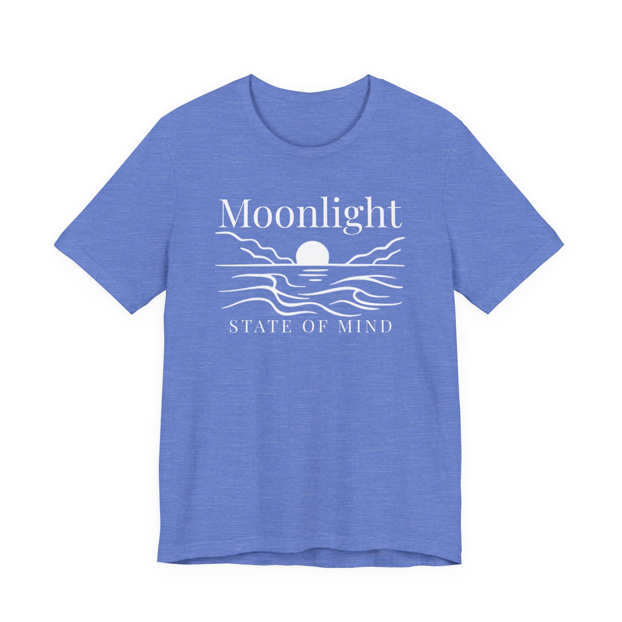 Moonlight State of Mind T-Shirt - Moon & Waves beach graphic tee Marequi Club