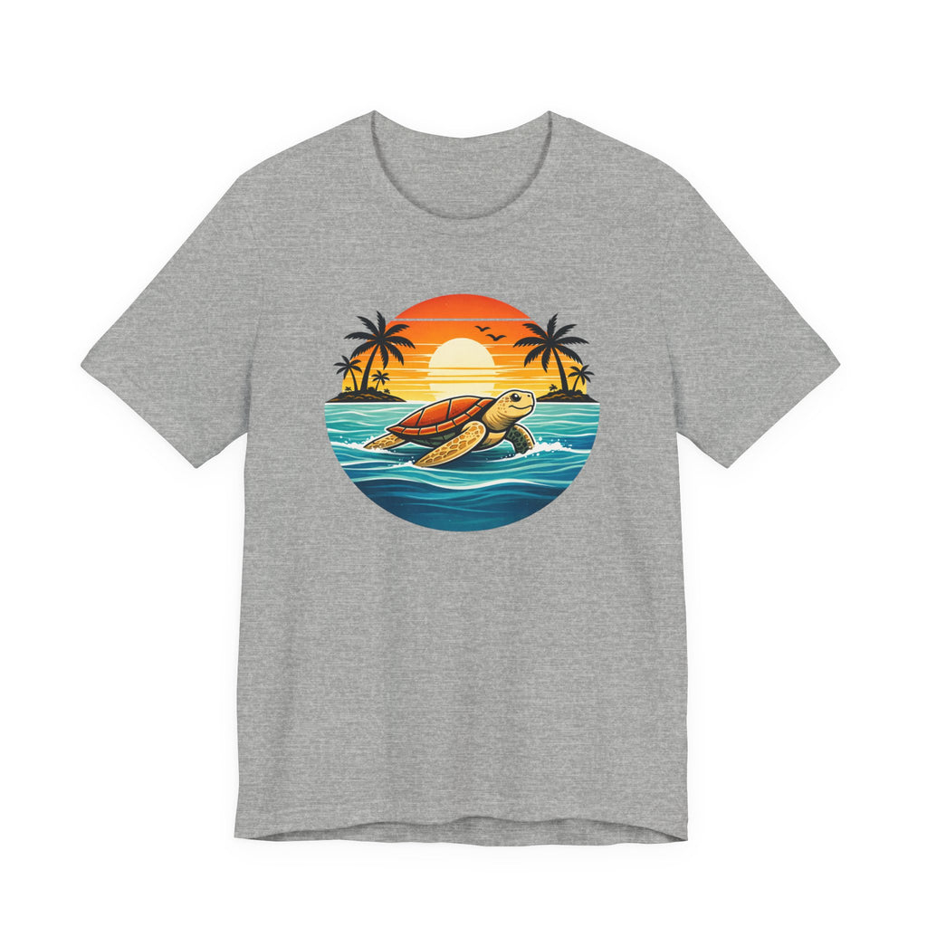 Ocean Peace Turtle Tee - Tropical Beach Graphic Tee beach graphic tee Marequi Club