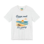 Ocean, Wait I’m Coming Beach Graphic T-Shirt MARE QUI CLUB