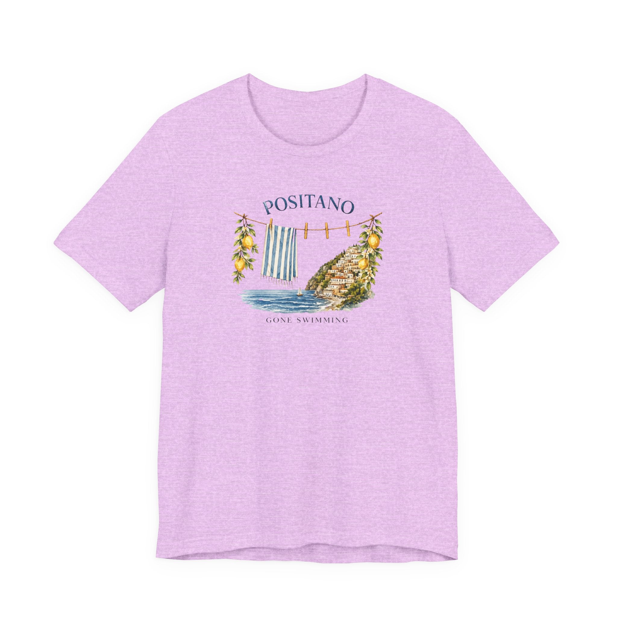 Positano Gone Swimming Vintage Amalfi Coast T-Shirt 🇮🇹 Amalfi Coast Italy graphic tee Marequi Club