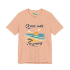 Ocean, Wait I’m Coming Beach Graphic T-Shirt MARE QUI CLUB