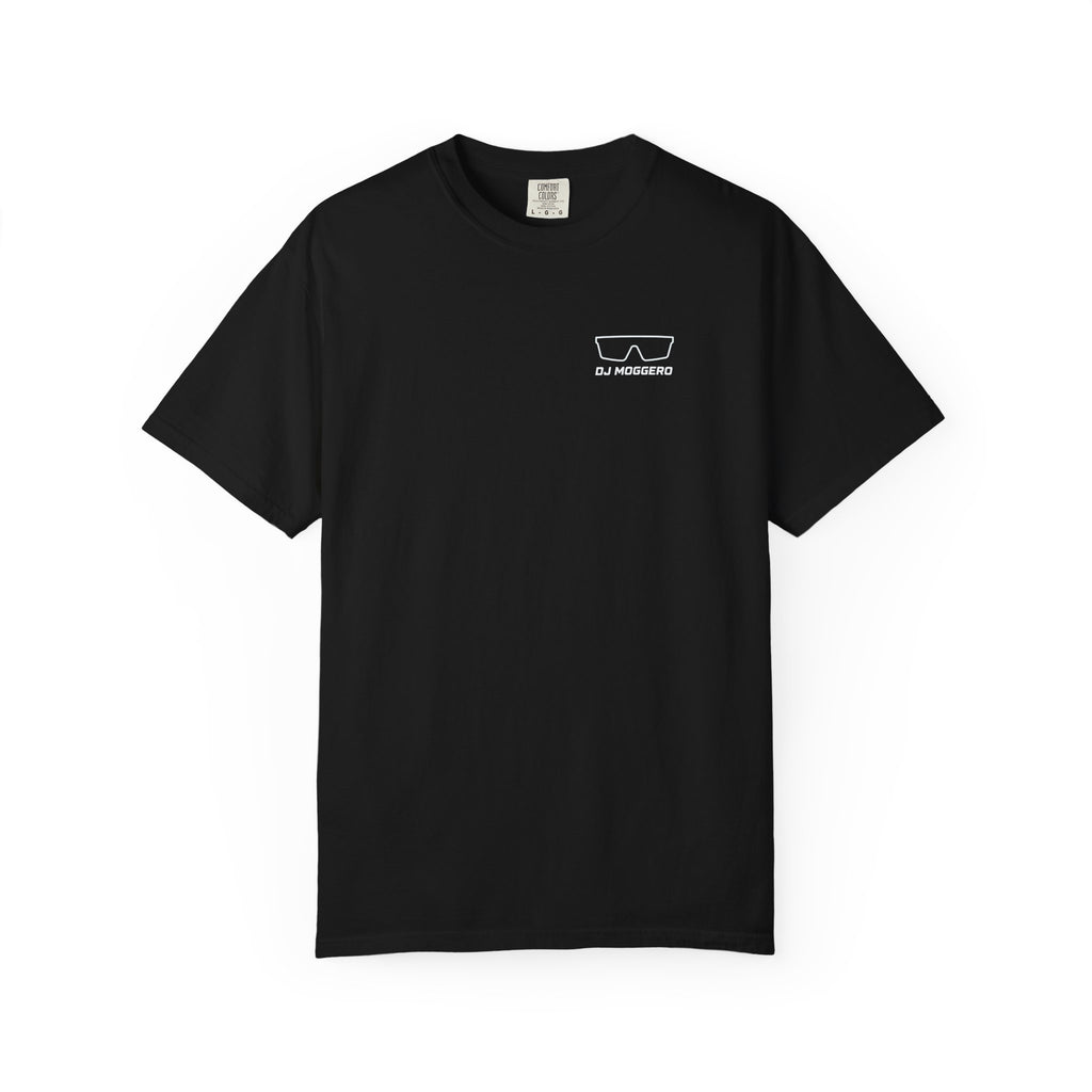 DJ Moggero Minimal Sunglasses Logo T-Shirt beach graphic tee Marequi Club