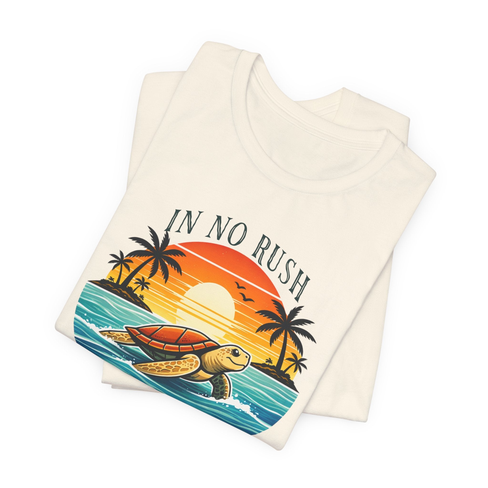OCEAN PEACE TURTLE TEE IN NO RUSH beach graphic tee Marequi Club