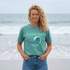 MARE QUI CLUB Wave Logo T-Shirt beach graphic tee Marequi Club