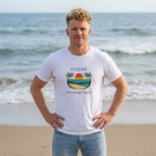 OCEAN, I’M ON MY WAY VINTAGE BEACH GRAPHIC T-SHIRT