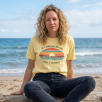 MY BREAK ROOM HAS A SUNSET T-SHIRT | VINTAGE - MARE QUI CLUB