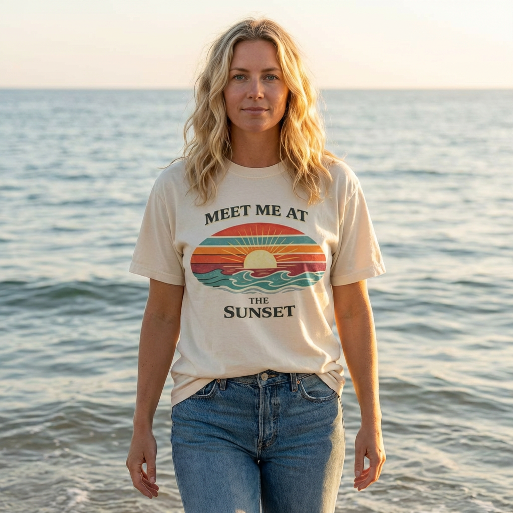 MEET ME AT THE SUNSET T-SHIRT | VINTAGE - MARE QUI CLUB