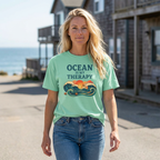 OCEAN IS MY THERAPY - VINTAGE WAVE T-SHIRT