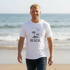 WORK MODE BEACH MODE T-SHIRT | MINIMAL COASTAL GRAPHIC TEE