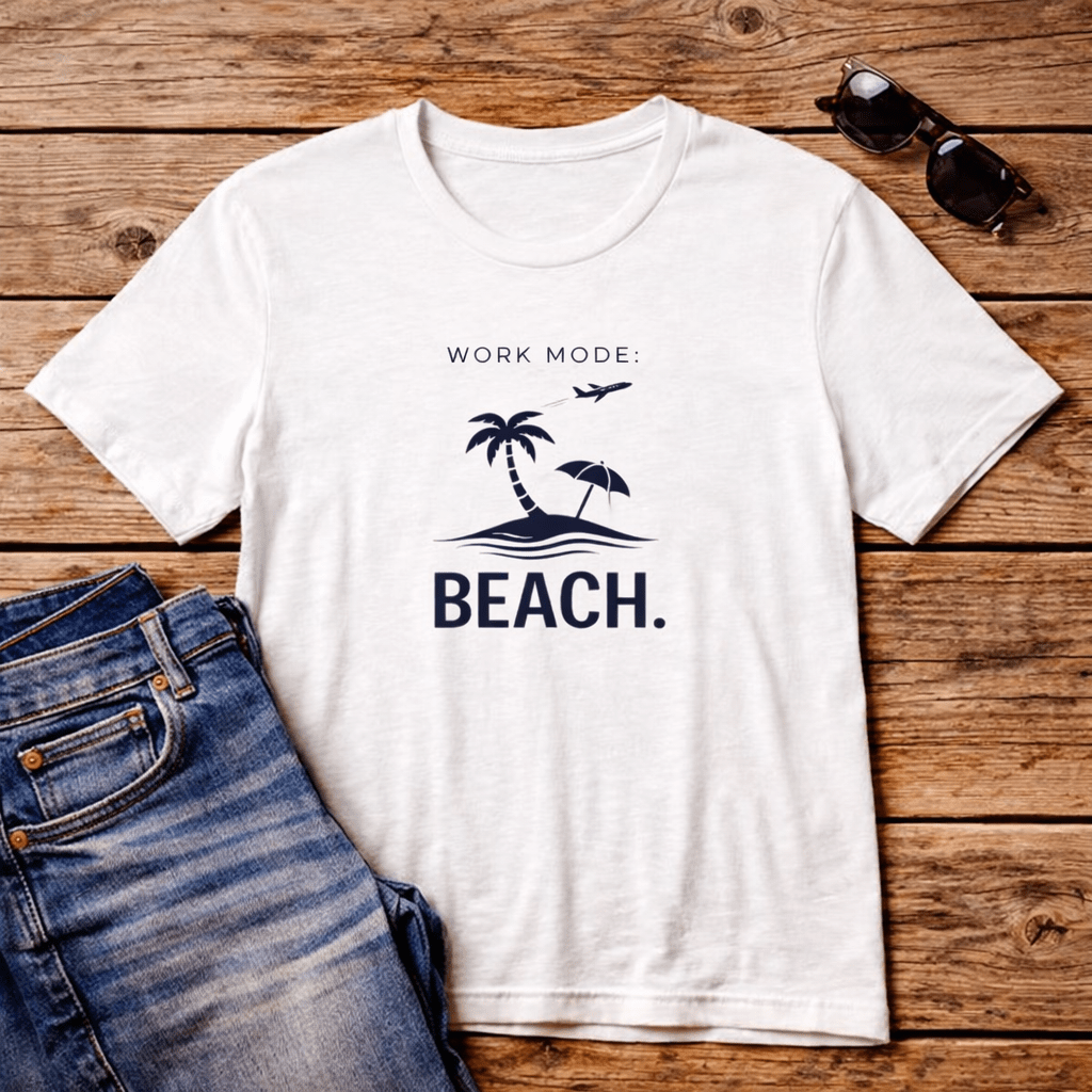 Out of Office: Beach Tee beach graphic tee Marequi Club