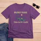Beach Mode Plan Tee beach graphic tee Marequi Club