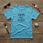 SWIM. FEEL. REPEAT. T-Shirt beach graphic tee Marequi Club