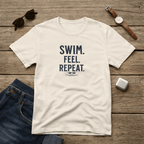 SWIM. FEEL. REPEAT. T-Shirt beach graphic tee Marequi Club