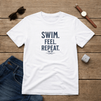 SWIM. FEEL. REPEAT. T-Shirt beach graphic tee Marequi Club