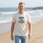 SWIM. FEEL. REPEAT. T-Shirt beach graphic tee Marequi Club