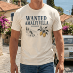 Wanted Amalfi Villa Tee - Vintage Euro Summer Nostalgia T-Shirt beach graphic tee Marequi Club
