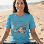 Slow Evenings, Warm Nights - Vintage Positano T-Shirt Amalfi Coast Italy graphic tee Marequi Club